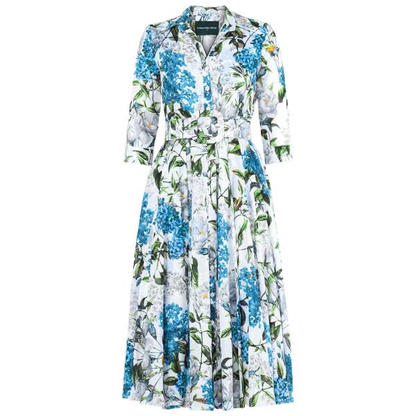 Hemdblusenkleid Aster Heaven White