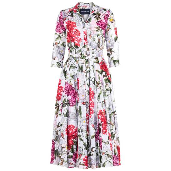 Hemdblusenkleid Aster Heaven White