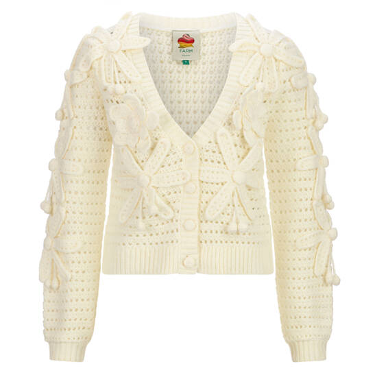 Strickjacke Crochet Flowers