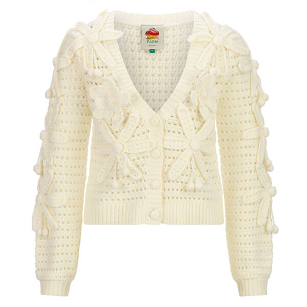 Strickjacke Crochet Flowers