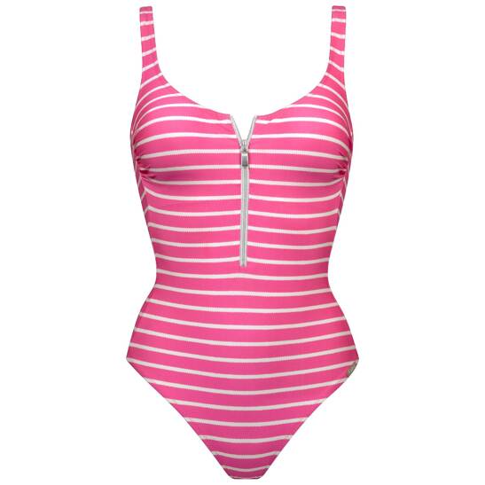 Line Up Zip-Front Badeanzug