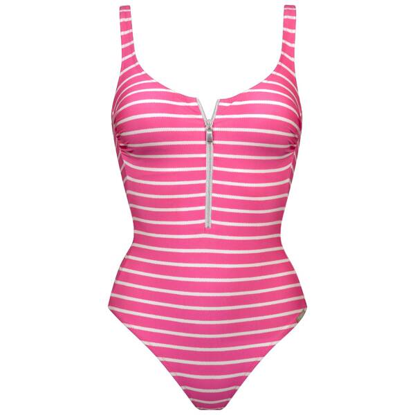 Line Up Zip-Front Badeanzug