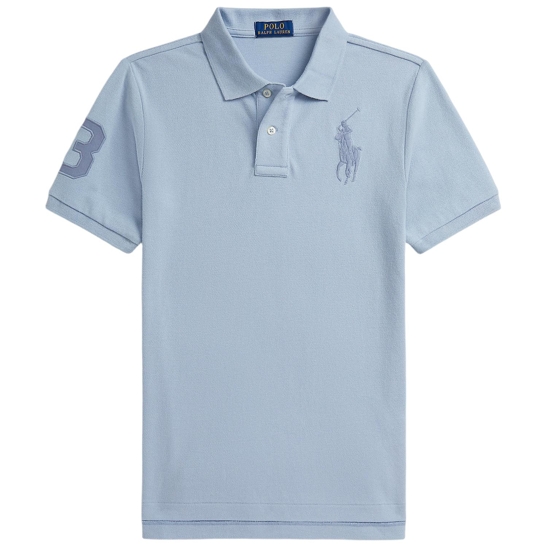 Baumwollpiqué-Poloshirt mit Big Pony