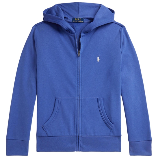 French-Terry-Kapuzenjacke mit Logo