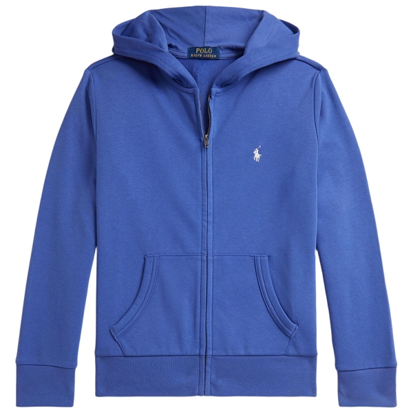 French-Terry-Kapuzenjacke mit Logo