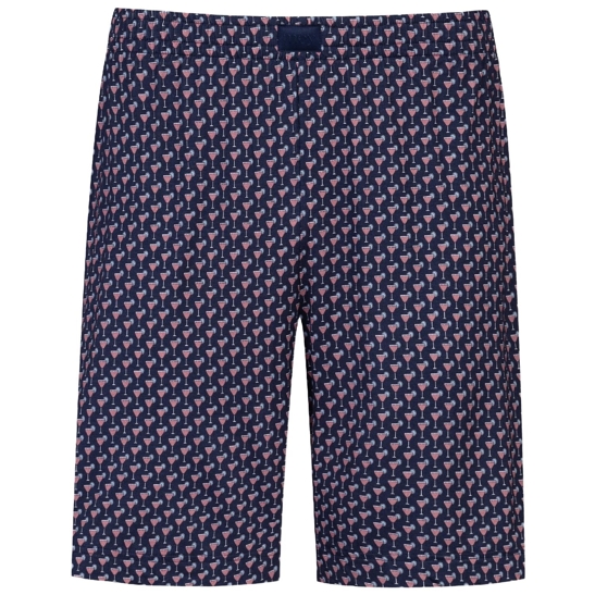 Badeshorts mit Cocktailglas-Print