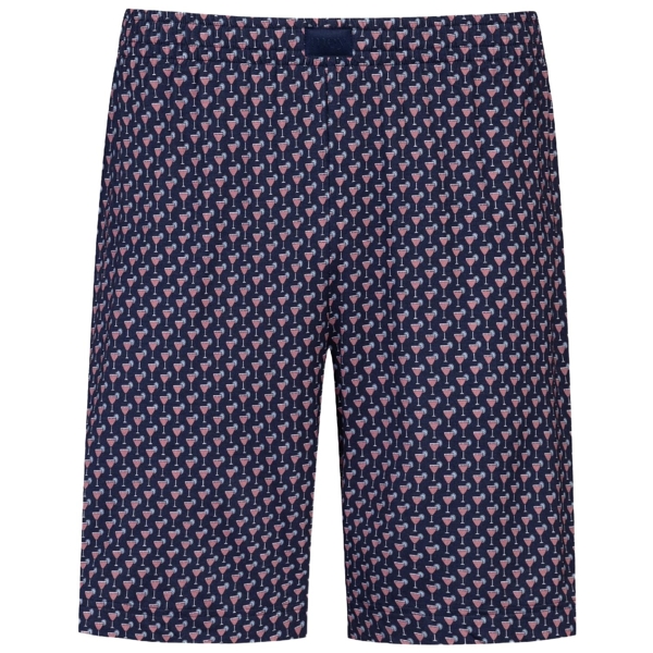 Badeshorts mit Cocktailglas-Print