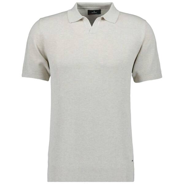 Strick-pullover kurzarm, resortkragen