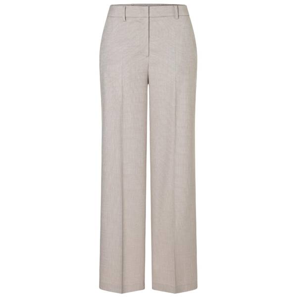 Weite anzughose mit struktur