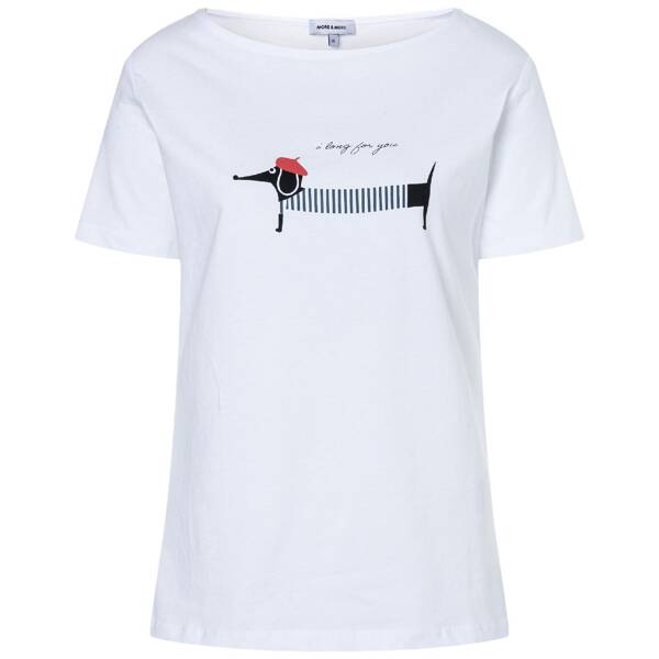 T-shirt mit dackelprint