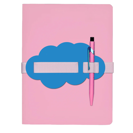 Notizbuch Voyager L Light Cloud