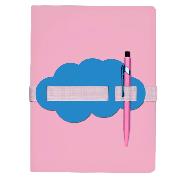 Notizbuch Voyager L Light Cloud