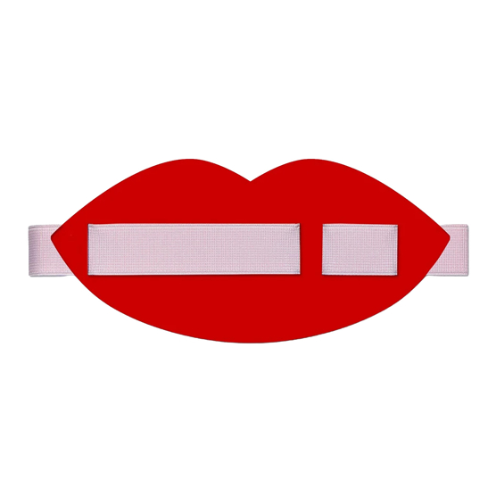 Anti Handbag Textilband L Lips