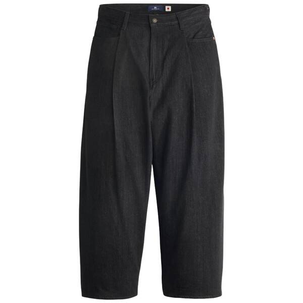 Jeans Wide Pleat Crop