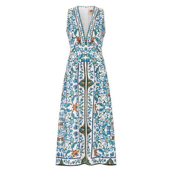 Midikleid Flora Tile