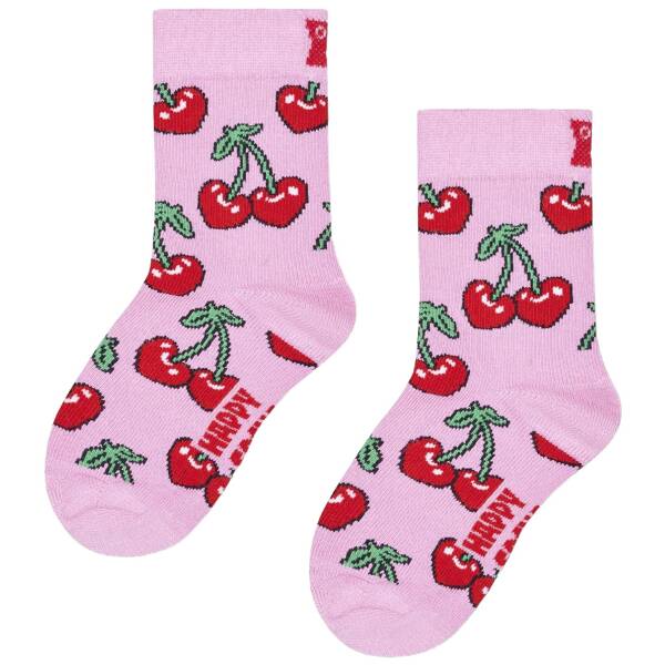 Kids cherry heart Socke