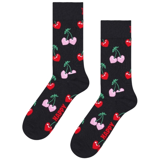 Cherry heart Socke