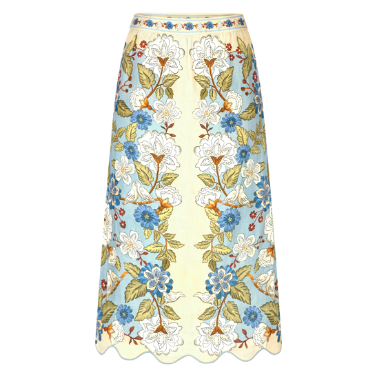 Midirock Garden Scarf Blue