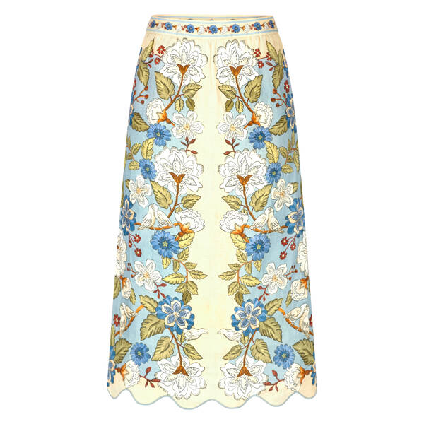 Midirock Garden Scarf Blue