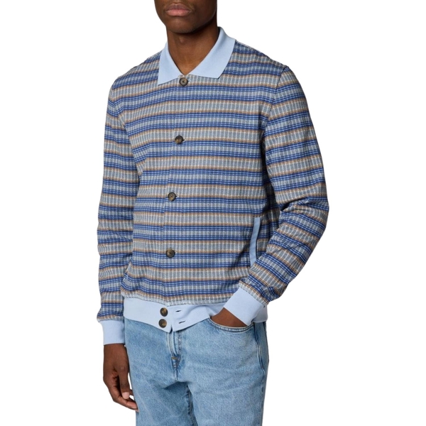 Cardigan Check Blau