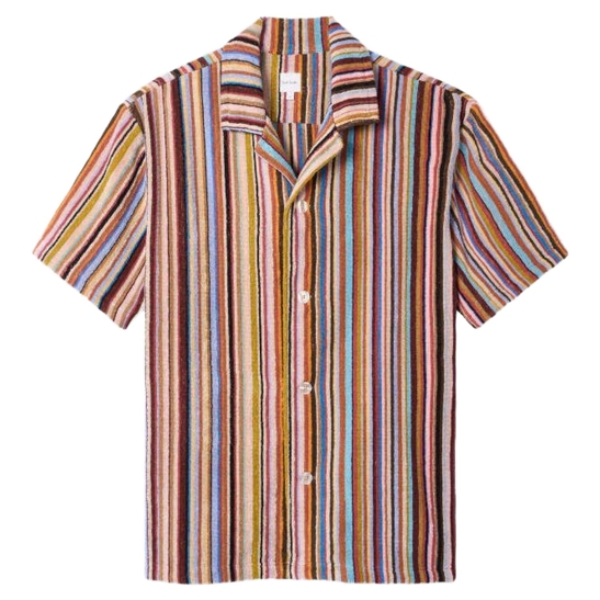 Kurzarmhemd Multicolor gestreift