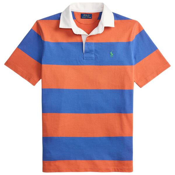 Kurzärmliges Classic-Fit Rugbyhemd