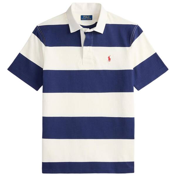 Kurzärmliges Classic-Fit Rugbyhemd