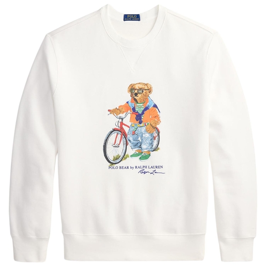 Fleece-Sweatshirt mit Polo Bear