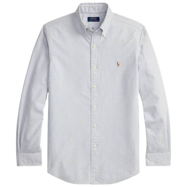 Gestreiftes Custom-Fit Oxfordhemd