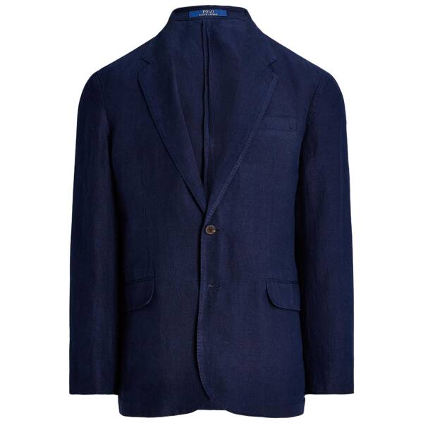 Modern-Fit Leinen-Anzugjacke Polo Soft