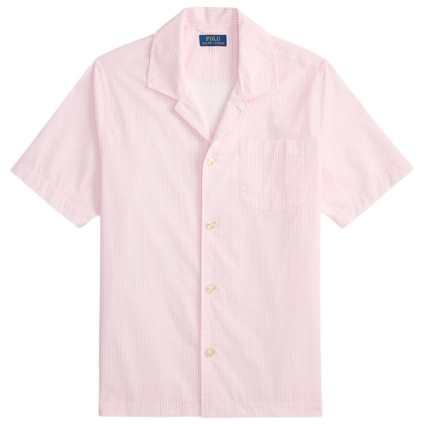 Gestreiftes Pyjamahemd aus Popeline