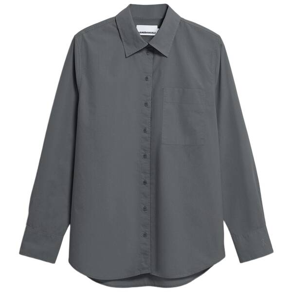 Loose poplin shirt blouse