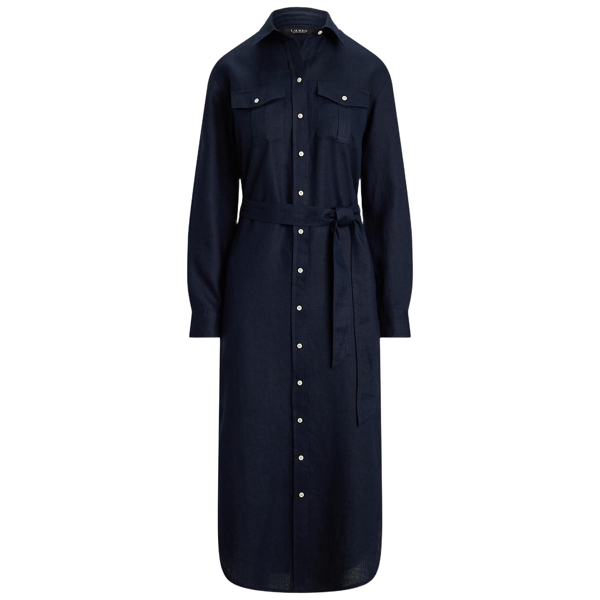 Leinen-Hemdblusenkleid