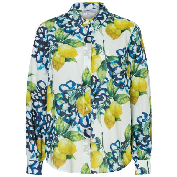 Bluse mit "zitronen-print"