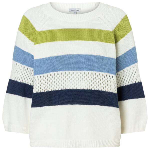Gestreifter sommer-pullover