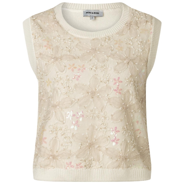 Stricktop mit pailletten