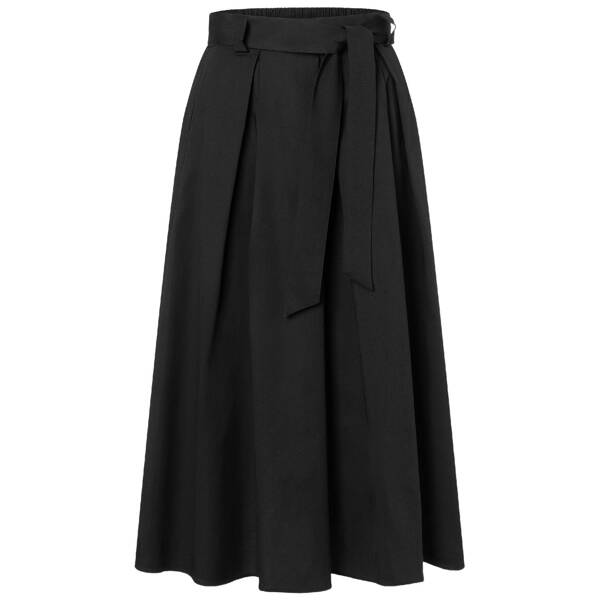 Baumwollrock mit bindegürtel