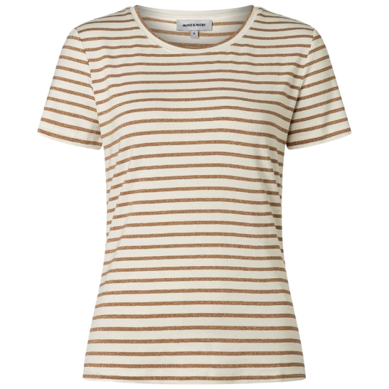 Streifenshirt mit glanzfaden