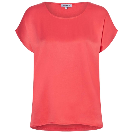 Shirt mit satinfront