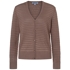 Cardigan mit streifen-struktur