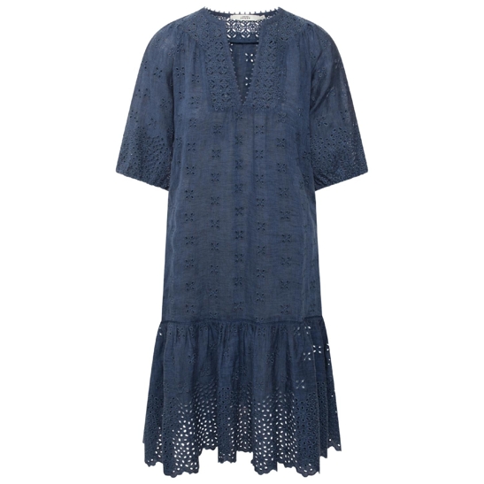 Kleid mit Lochspitze