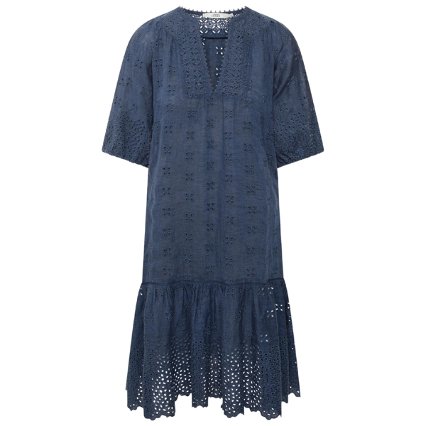 Kleid mit Lochspitze