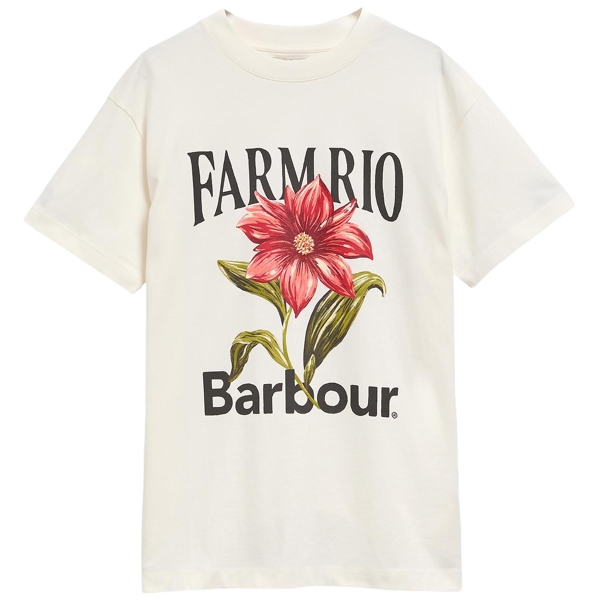 Barbour FARM Rio T-Shirt Wild Flower Oversized Graphic