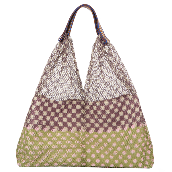 Mesh-Shopper mit Punkten