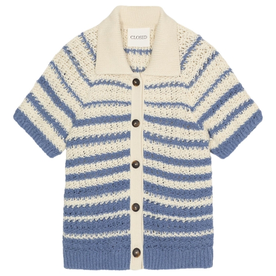 Polo Strickjacke