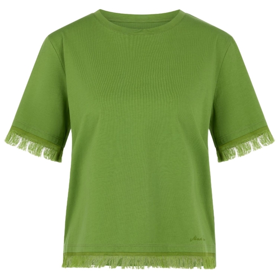 Baumwollshirt mit fransen