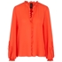 Feminine bluse mit volant