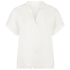 Blusenshirt aus leinen-baumwolle-mix