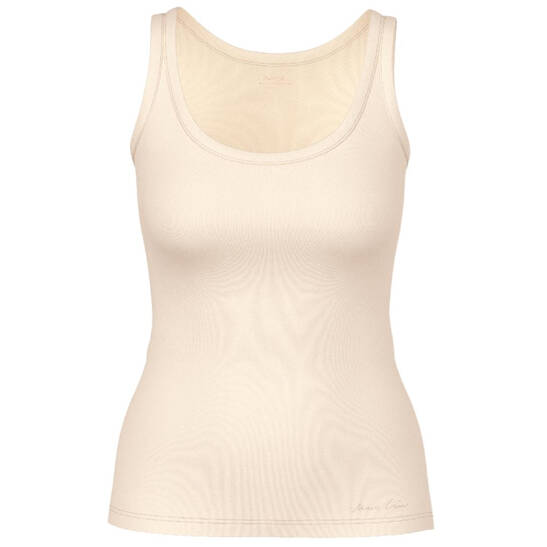 Basic-top aus baumwollstretch