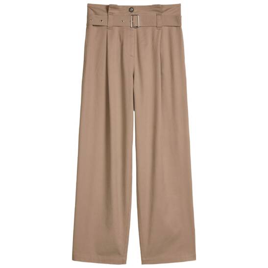 Paperbag-pants straight